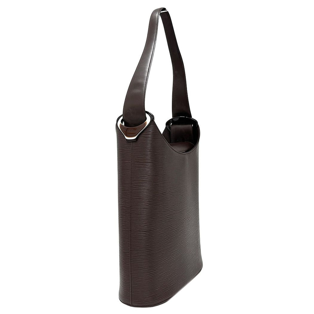 Louis Vuitton Epi Shoulder Bag Versomoca Brown — view 4