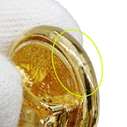 Chanel Earrings Gold Large CC Logo Presence 93 — view 5