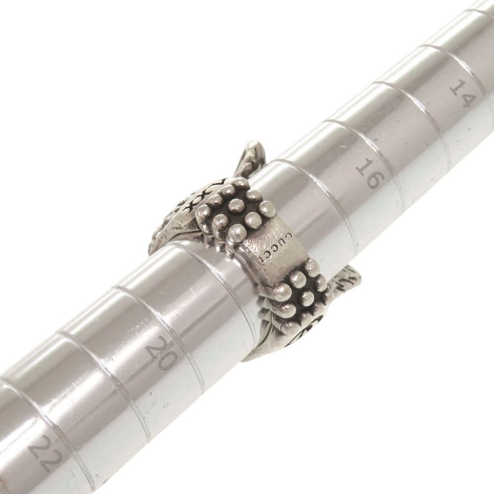 Gucci Anger Forest Wolf Head 925 Sterling Silver Ring — view 9
