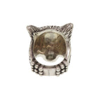 Gucci Anger Forest Wolf Head 925 Sterling Silver Ring — view 4