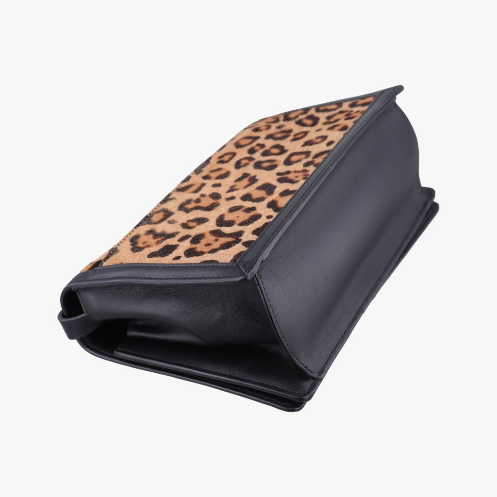 Loewe Barcelona Brown Calf Hair Shoulder — view 7