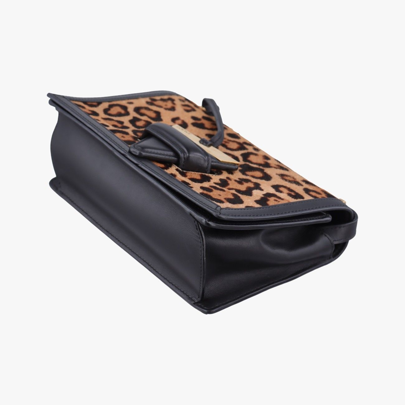 Loewe Barcelona Brown Calf Hair Shoulder — view 4