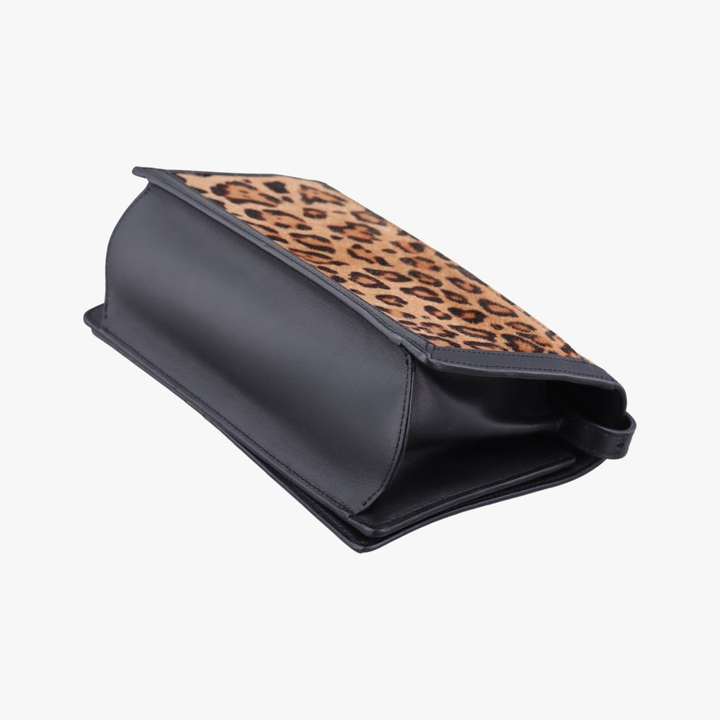 Loewe Barcelona Brown Calf Hair Shoulder — view 6