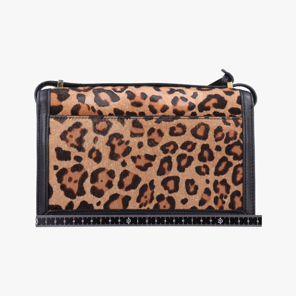 Loewe Barcelona Brown Calf Hair Shoulder — view 2