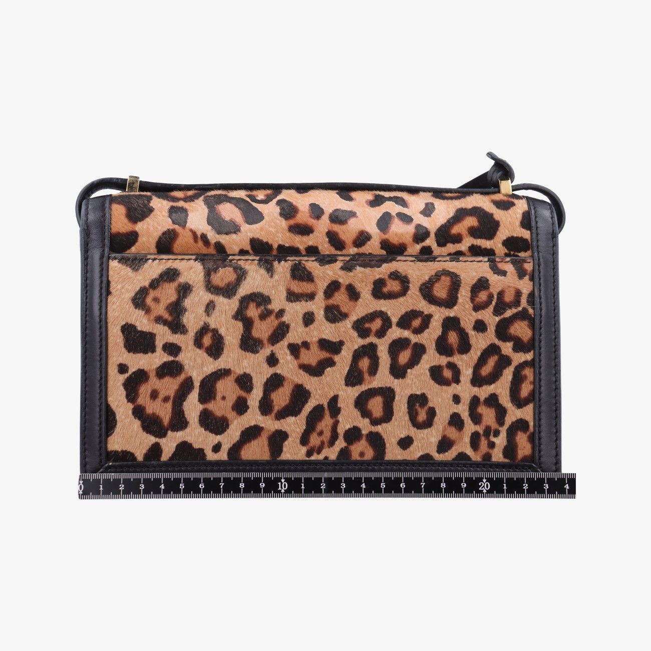 Loewe Barcelona Brown Calf Hair Shoulder — view 2