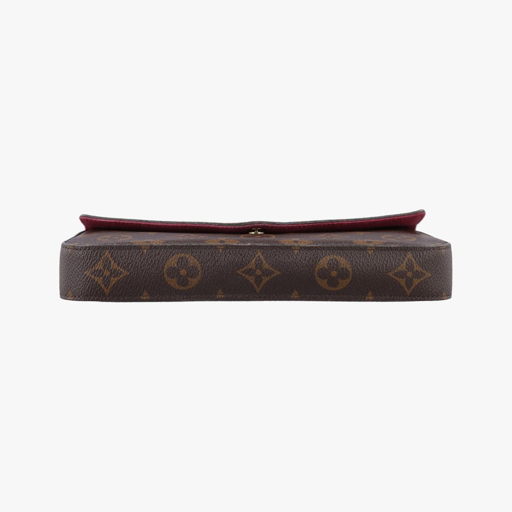 Louis Vuitton Pochette Felicie Monogram Brown Canvas Shoulder — view 3