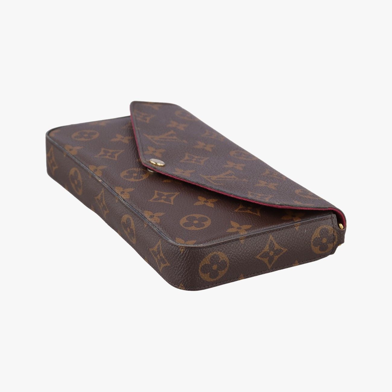 Louis Vuitton Pochette Felicie Monogram Brown Canvas Shoulder — view 4