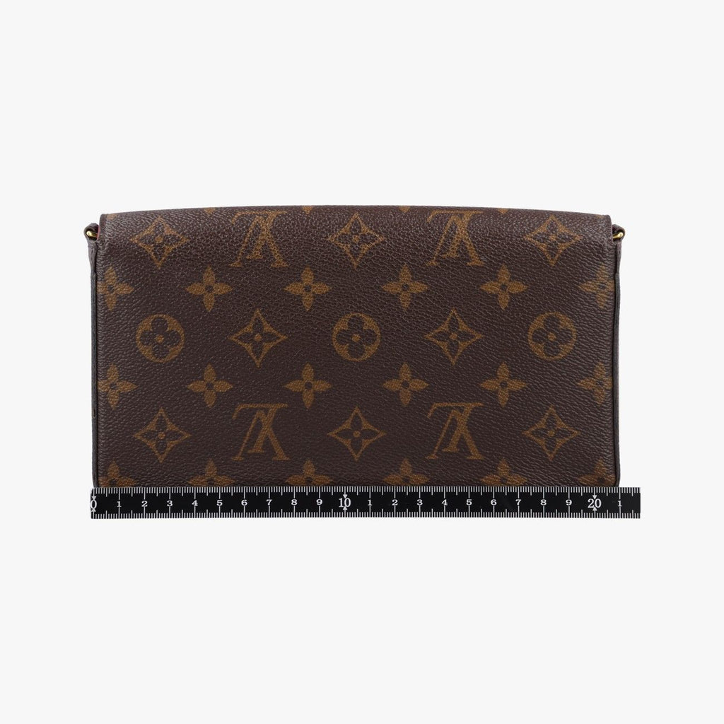 Louis Vuitton Pochette Felicie Monogram Brown Canvas Shoulder — view 2