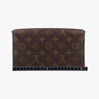 Louis Vuitton Pochette Felicie Monogram Brown Canvas Shoulder — view 2
