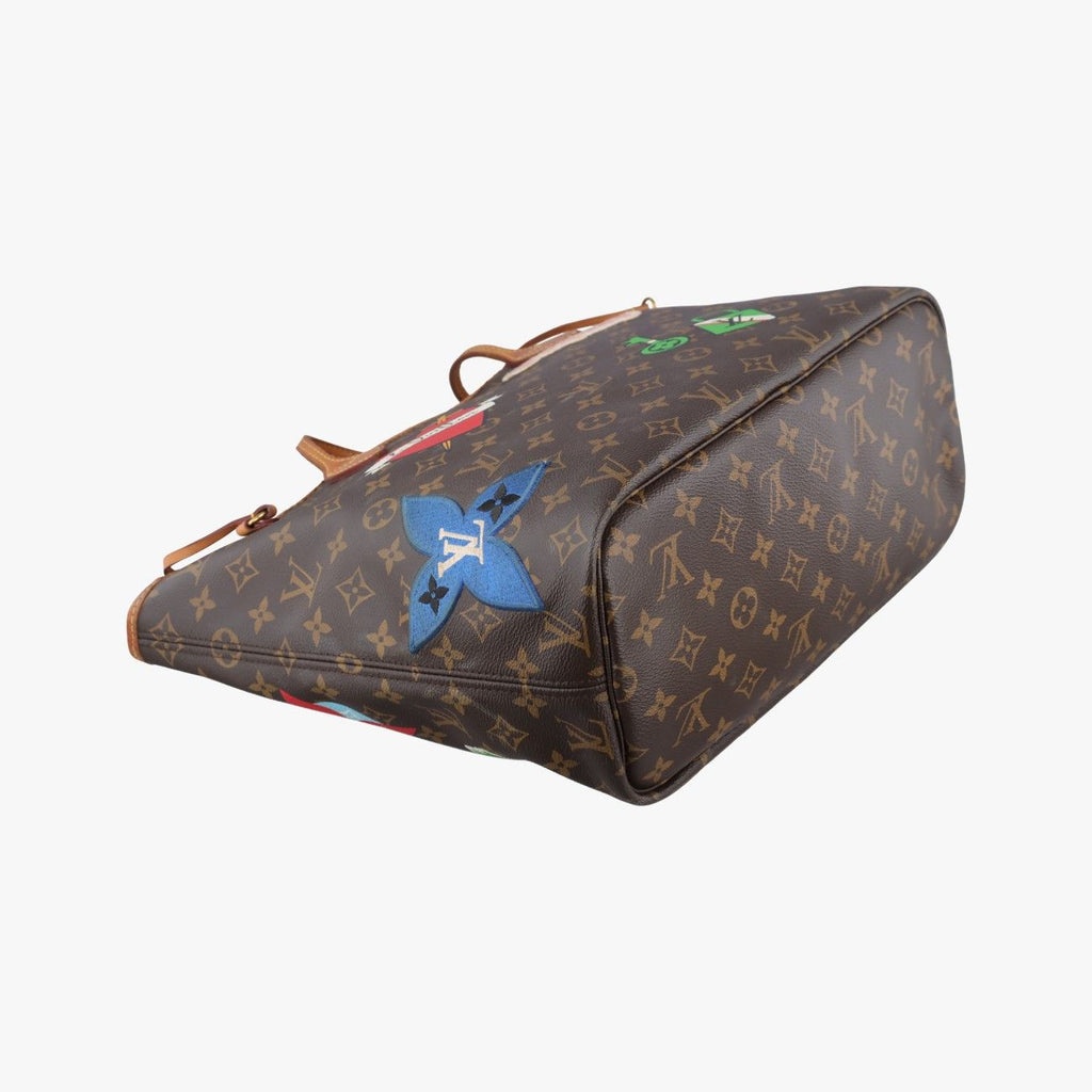 Louis Vuitton Neverfull MM Monogram Brown Multi Canvas — view 7