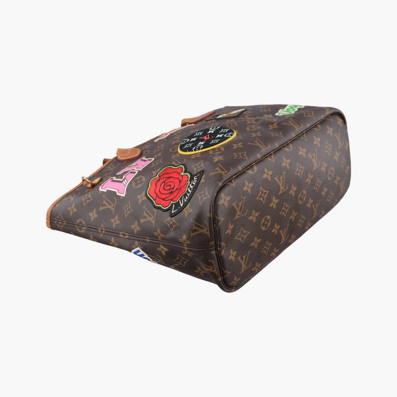 Louis Vuitton Neverfull MM Monogram Brown Multi Canvas — view 5