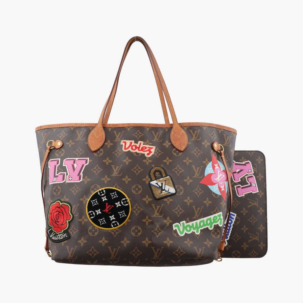 Louis Vuitton Neverfull MM Monogram Brown Multi Canvas