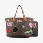 Louis Vuitton Neverfull MM Monogram Brown Multi Canvas