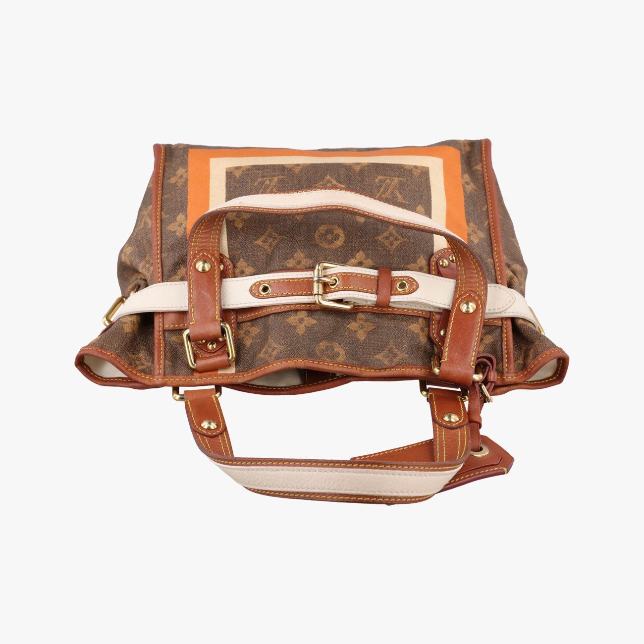 Louis Vuitton Monogram Tisse Sac Rayol PM Multicolor Canvas Shoulder — view 8