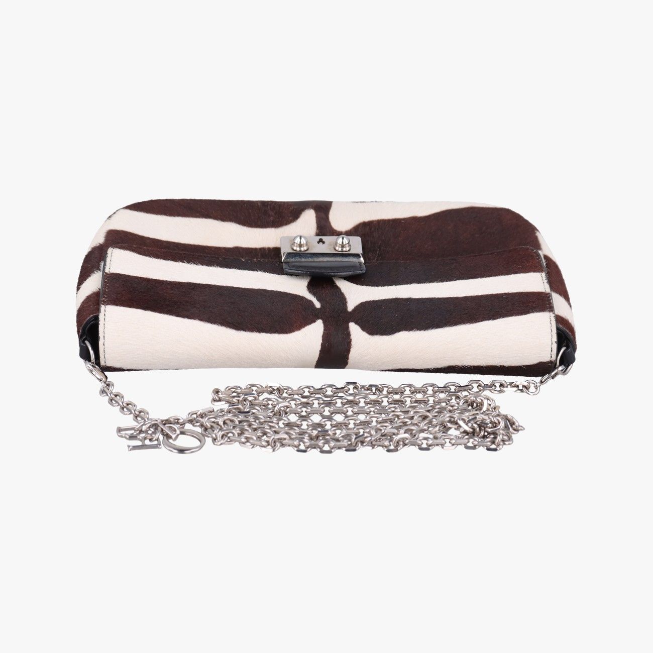 Dior Promenade Zebra Pattern Calf Hair Shoulder — view 8