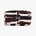Dior Promenade Zebra Pattern Calf Hair Shoulder
