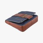 Dior Street Chic Brown Blue Canvas Leather Shoulder — view 5