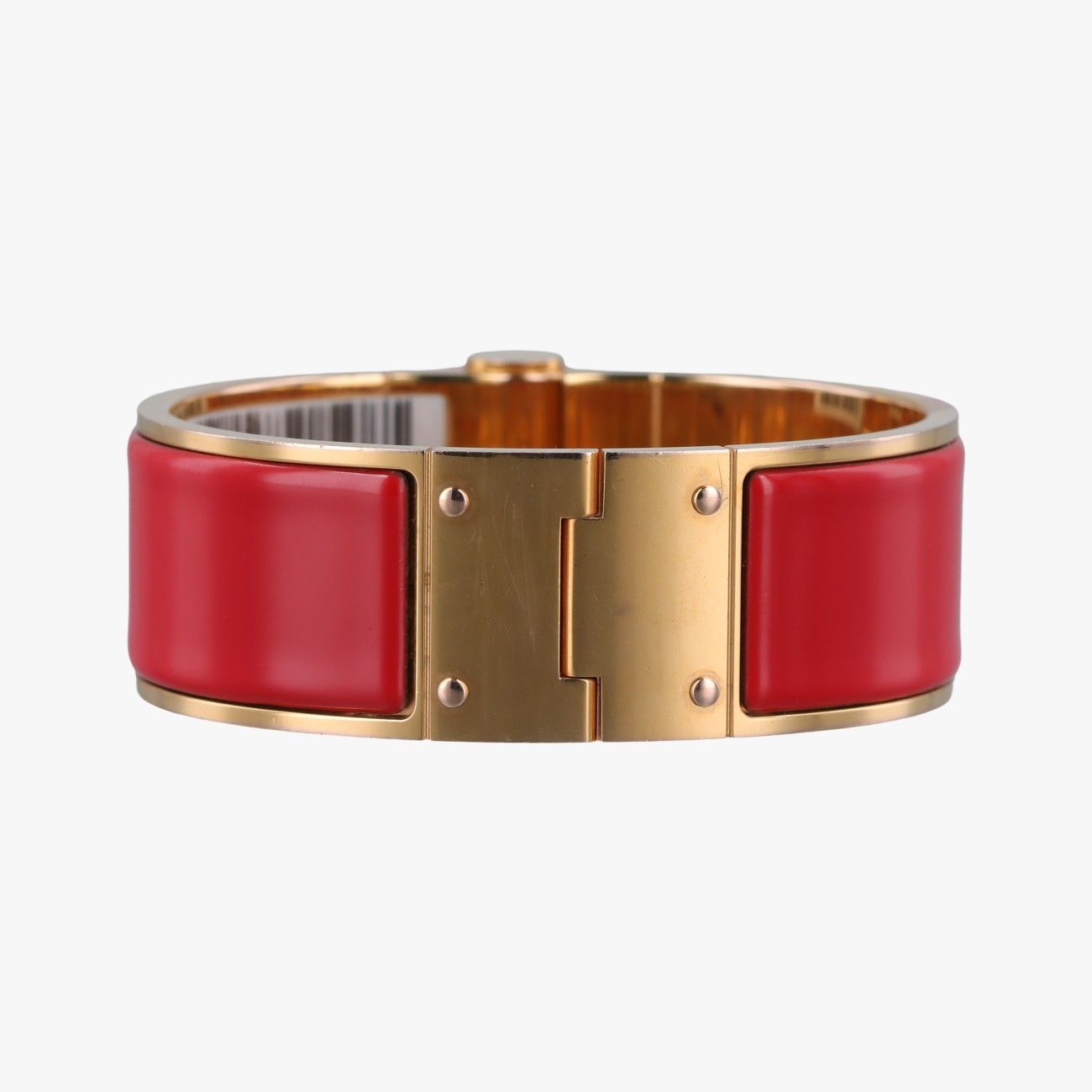 Hermes Clic Clac Red Gold Bracelet — view 2