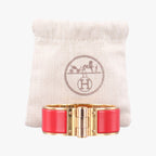 Hermes Clic Clac Red Gold Bracelet — view 4