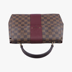 Louis Vuitton Bond Street Ebene Bordeaux Damier Canvas Taurillon Leather — view 8