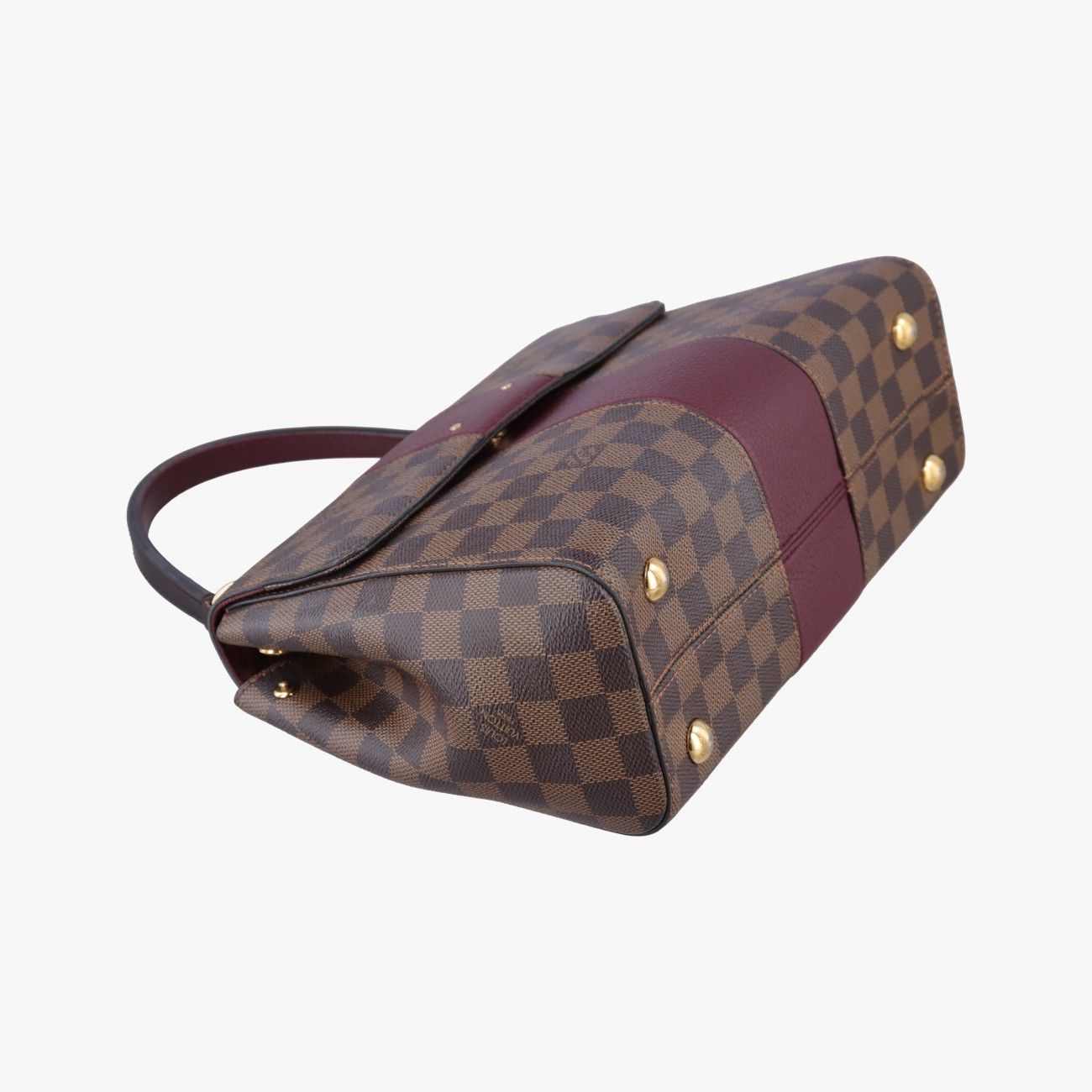 Louis Vuitton Bond Street Ebene Bordeaux Damier Canvas Taurillon Leather — view 5