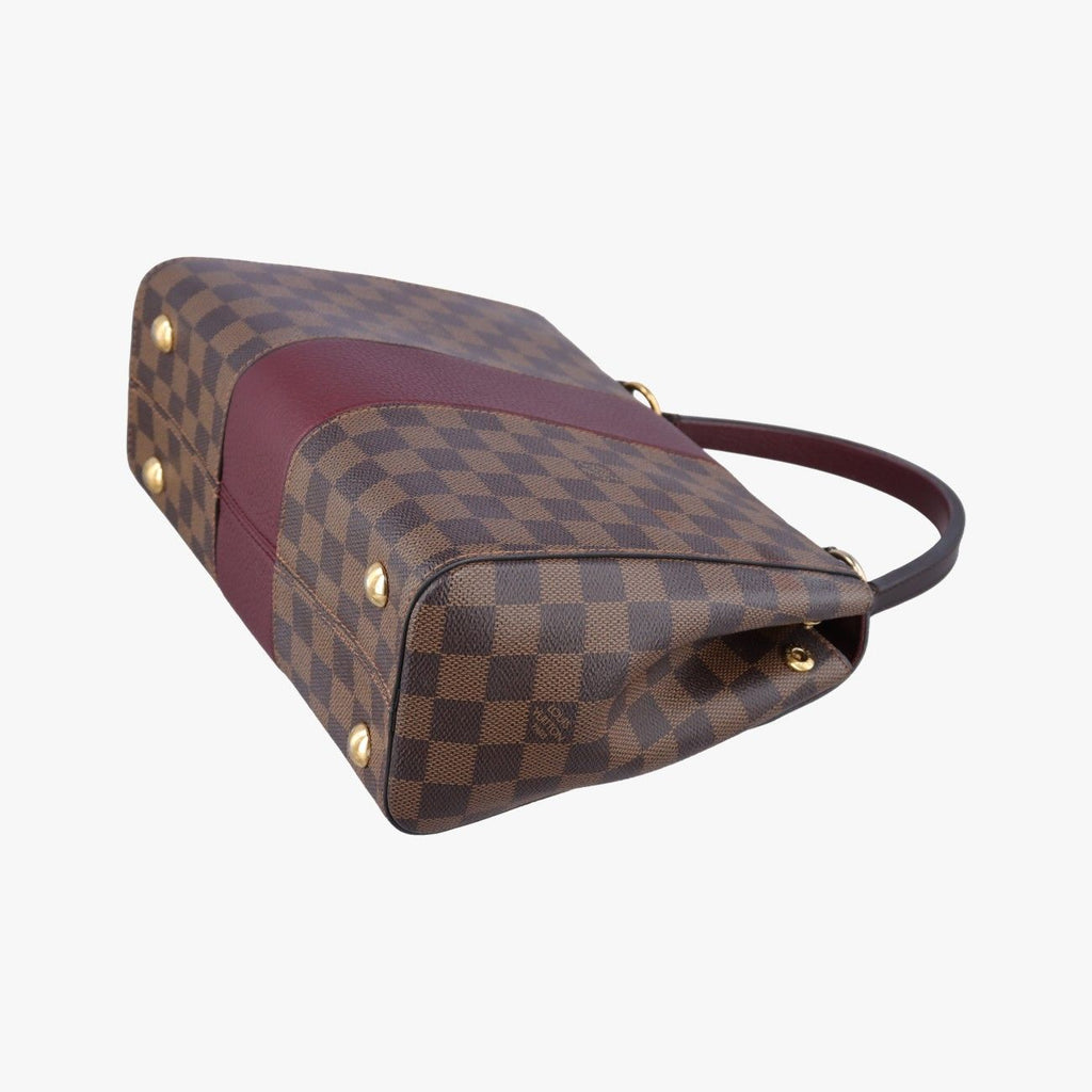 Louis Vuitton Bond Street Ebene Bordeaux Damier Canvas Taurillon Leather — view 6