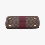Louis Vuitton Bond Street Ebene Bordeaux Damier Canvas Taurillon Leather — view 3