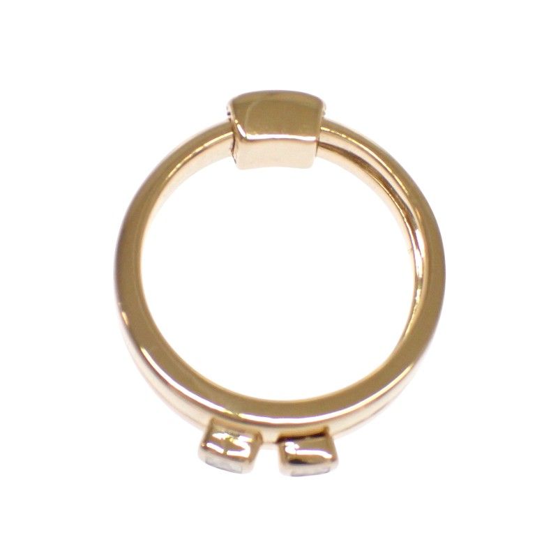 Hermes Double Strand Vintage Ring 18k Diamond 50 — view 8