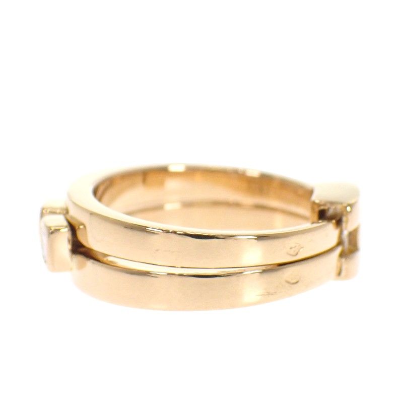 Hermes Double Strand Vintage Ring 18k Diamond 50 — view 6