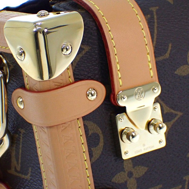 Louis Vuitton Side Trunk PM Shoulder Bag 2-Way Monogram Brown — view 8