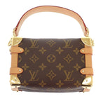 Louis Vuitton Side Trunk PM Shoulder Bag 2-Way Monogram Brown — view 3