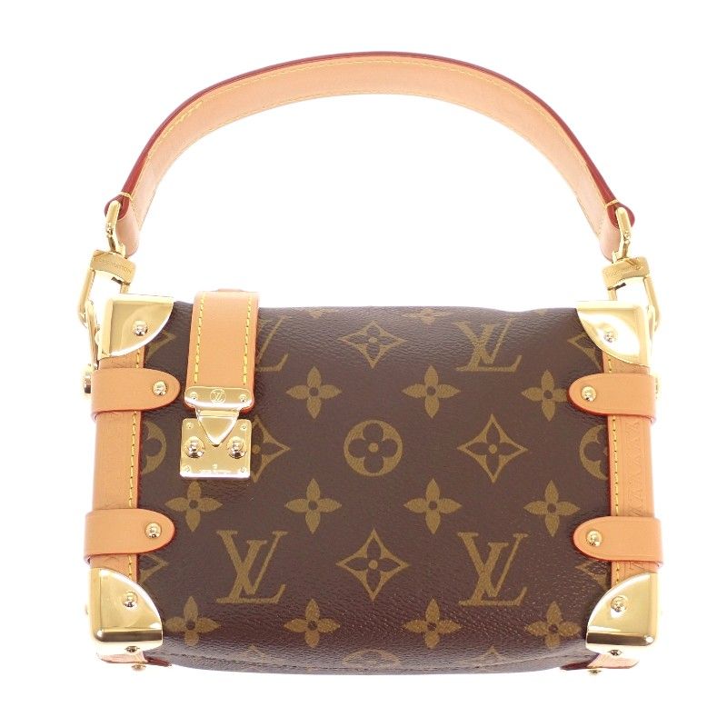 Louis Vuitton Side Trunk PM Shoulder Bag 2-Way Monogram Brown — view 2