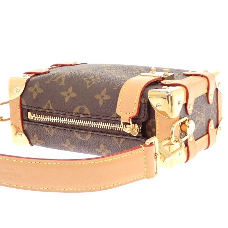 Louis Vuitton Side Trunk PM Shoulder Bag 2-Way Monogram Brown — view 7