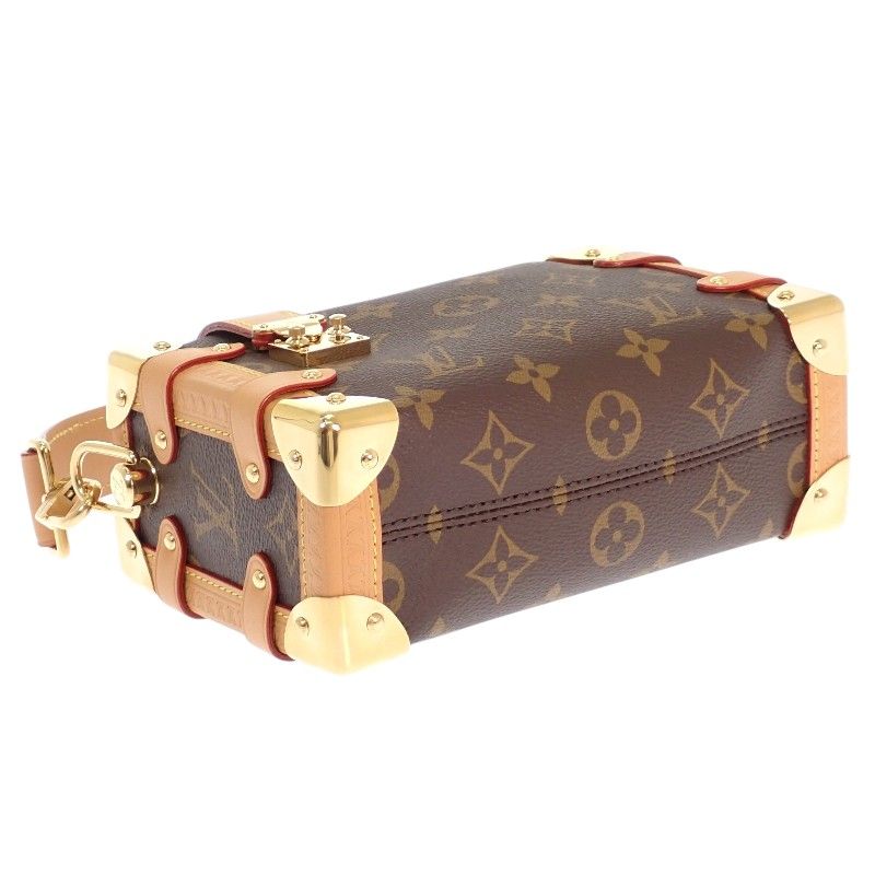 Louis Vuitton Side Trunk PM Shoulder Bag 2-Way Monogram Brown — view 6
