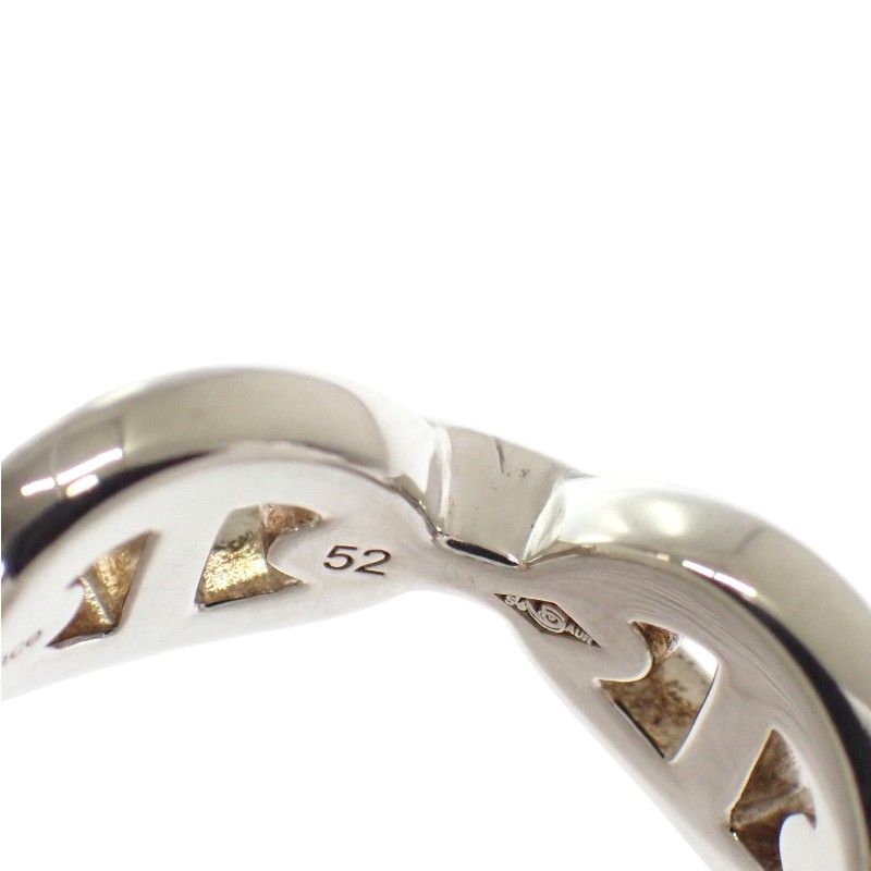 Hermes Enchainee PM Ring 52 Chaine D'ancre 925 Sterling Silver Included — view 8