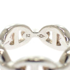 Hermes Enchainee PM Ring 52 Chaine D'ancre 925 Sterling Silver Included — view 6