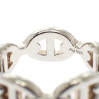 Hermes Enchainee PM Ring 52 Chaine D'ancre 925 Sterling Silver Included — view 7