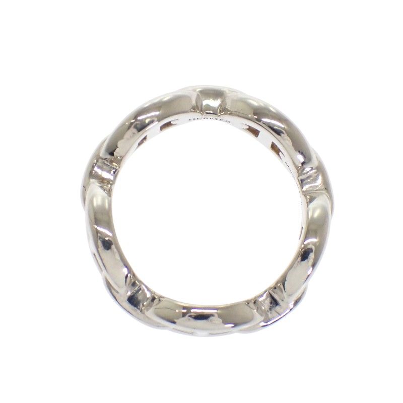 Hermes Enchainee PM Ring 52 Chaine D'ancre 925 Sterling Silver Included — view 4
