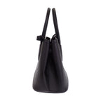 Prada Double Small Leather Doubre 2-Way Shoulder Bag Saffiano Black Gold — view 5