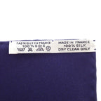 Hermes Carre 90 the Original New Orleans Creole Jazz Vintage Scarf Silk Navy — view 7