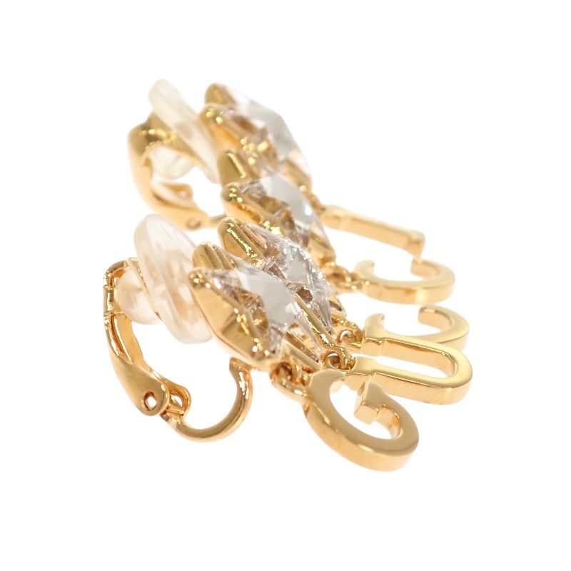 Gucci Script Logo Single Earrings Included Gold Plated Star — view 6