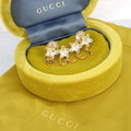 Gucci Script Logo Single Earrings Included Gold Plated Star