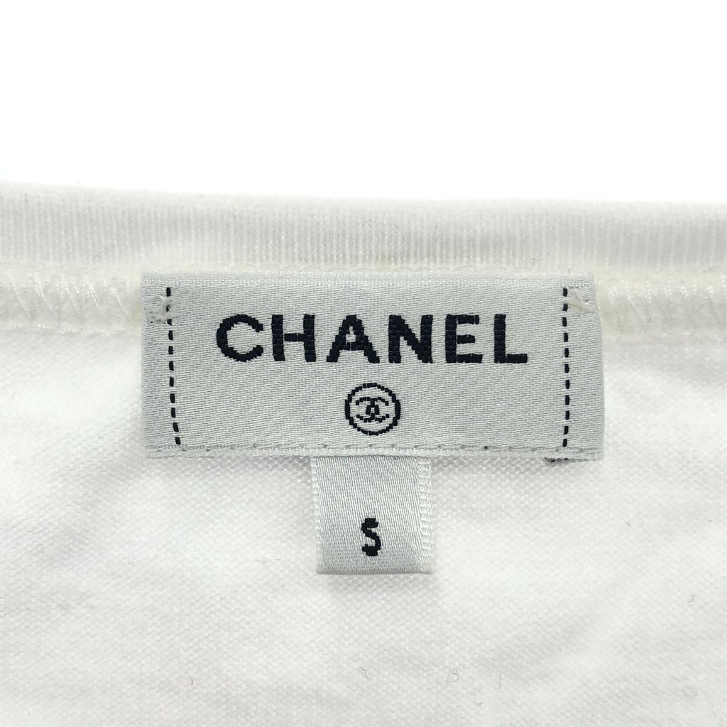Chanel White Embroidery Shirt — view 4