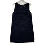 Chanel Linen Mixed Ruffle Knit Dress 42