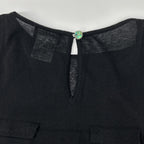 Chanel Linen Mixed Ruffle Knit Dress 42 — view 7