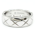 Chanel 18k White Gold Coco Crush Ring