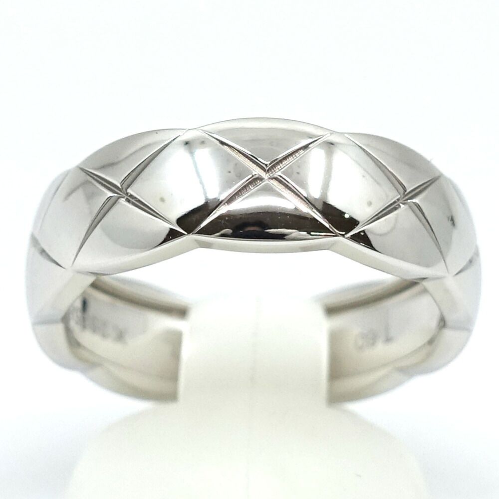 Chanel 18k White Gold Coco Crush Ring — view 4