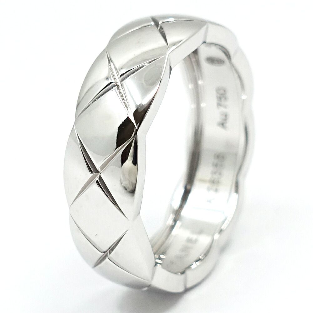 Chanel 18k White Gold Coco Crush Ring — view 2