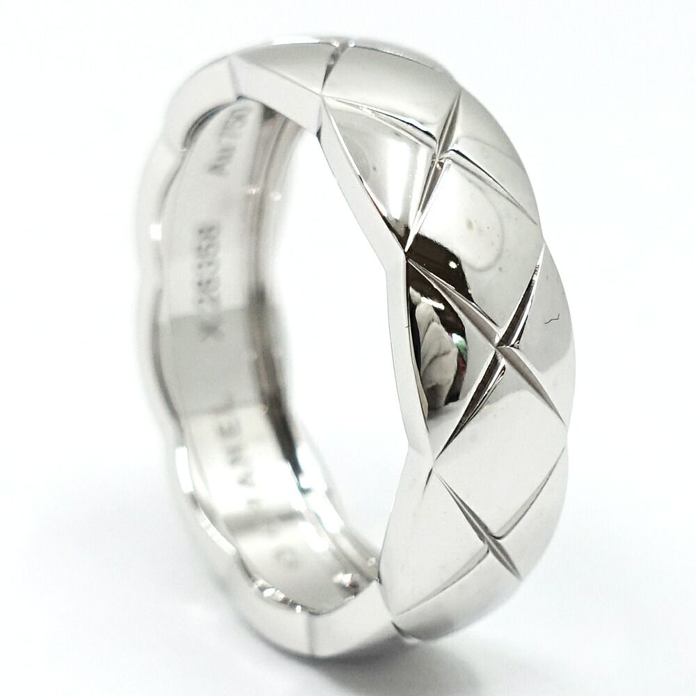 Chanel 18k White Gold Coco Crush Ring — view 3