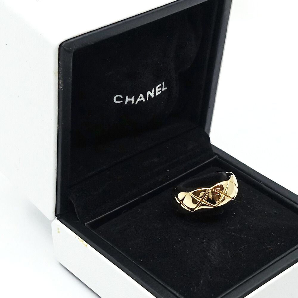 Chanel 18k Yellow Gold Coco Crush Ring — view 7